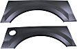 Rear, Driver and Passenger Side, Upper Wheel Arch Repair Panels, Steel