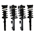 Front and Rear, Driver and Passenger Side Fully Loaded Strut, Sedan, For Models With Taxi Package
