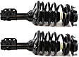 Fully Loaded Strut - Front, Driver and Passenger Side, Coupe/Sedan, Non-ABS, FWD