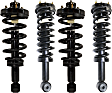 Front and Rear, Driver and Passenger Side Fully Loaded Strut