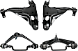 Front, Driver and Passenger Side, Upper and Lower Control Arms