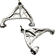 Front, Driver and Passenger Side, Lower Control Arms, With Ball Joints