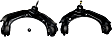 Front, Driver and Passenger Side, Upper Control Arms, With Ball Joints