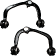 Front, Driver and Passenger Side, Upper Control Arms, with Ball Joints