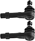 Front, Driver and Passenger Side, Outer Tie Rod Ends