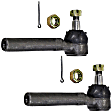 Front, Driver and Passenger Side, Outer Tie Rod Ends, Non-Greasable