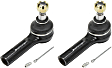 Front, Driver and Passenger Side, Outer Tie Rod Ends