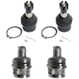 Front, Driver or Passenger Side, Upper and Lower Ball Joint