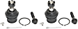 Front, Driver and Passenger Side, Lower Ball Joints