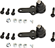 Front, Driver and Passenger Side, Lower Ball Joints