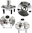 2010 Ford Escape - Front and Rear, Driver and Passenger Side Wheel Hub, 4WD, 5 Lugs, Front - With Bearing; Rear - Without Bearing