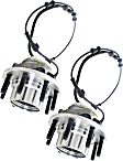 Front, Driver and Passenger Side Wheel Hub, 8 Lugs, With Bearing, With Sensor, 4WD