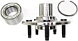 2-Wheel Set Front and Rear Wheel Hub, 5 Lugs, With Bearing, With Sensor, Includes (2) Wheel Hub and (2) Wheel Hub Repair Kit