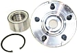 2-Wheel Set Front and Rear Wheel Hub, 5 Lugs, With Bearing, With Sensor, Includes (2) Wheel Hub and (2) Wheel Hub Repair Kit