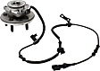 2008 Ford Explorer Sport Trac XLT - Front Wheel Hub, 5 Lugs, With Bearing, With Sensor