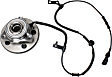 2008 Ford Explorer Sport Trac XLT - Front Wheel Hub, 5 Lugs, With Bearing, With Sensor