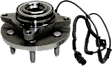 Front and Rear, Driver or Passenger Side Wheel Hub, 6 Lugs, With Bearing, RWD, 5.4L, 8Cyl