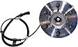 2-Wheel Set Front, Driver and Passenger Side Wheel Hubs, With Bearing, With Sensor, 4WD, 6 Lugs
