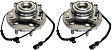 2009 Ford F-150 Platinum - Front Wheel Hub,  with 6 Stud Hub, RWD, 6 Lugs, With Bearing, With Sensor