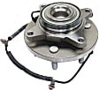 2009 Ford F-150 Platinum - Front Wheel Hub,  with 6 Stud Hub, RWD, 6 Lugs, With Bearing, With Sensor
