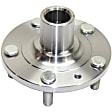 4-Wheel Set Front and Rear, Driver and Passenger Side Wheel Hubs, 5 Lugs, With Bearings, FWD