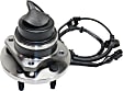 Front, Driver and Passenger Side Wheel Hub, 5 Lugs, With Bearing, With Sensor, 4.6L, 8Cyl