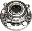 2-Wheel Set Driver and Passenger Side Wheel Hubs, With Bearing