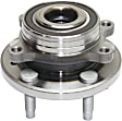 Front and Rear, Driver and Passenger Side Wheel Hub, 5 Lugs, With Bearing