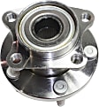 Rear, Driver and Passenger Side Wheel Hub, 5 Lugs, With Bearing, AWD, 3.5L, 6Cyl