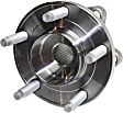 Rear, Driver and Passenger Side Wheel Hub, 5 Lugs, With Bearing, AWD, 3.5L, 6Cyl