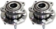 2008 Ford Taurus - Rear, Driver and Passenger Side Wheel Hub, AWD, 5 Lugs, With Bearing