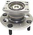 Rear, Driver and Passenger Side Wheel Hub, 4 Lugs, With Bearing, FWD