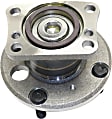 Rear, Driver and Passenger Side Wheel Hub, 4 Lugs, With Bearing, FWD