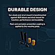 Front, Driver and Passenger Side Shock and Strut Mounts