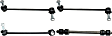 Front and Rear, Driver and Passenger Side Sway Bar Link