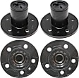 Locking Hub-Set of 4, Fits Models with Manual Locking Hubs, 27 Spline