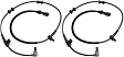 Front, Driver and Passenger Side ABS Speed Sensors