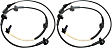 Front, Driver and Passenger Side ABS Speed Sensors