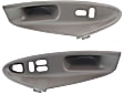 Front, Driver and Passenger Side Window Switch Bezels, For Coupe Models