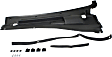 Driver and Passenger Side Wiper Cowl Grilles, Black