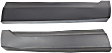 Front, Driver and Passenger Side Door Molding and Beltlines, Textured Black