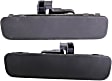 2003-2021 Ford E-450 Super Duty - Front, Driver and Passenger Side Textured Black Exterior Door Handle, Without Key Hole