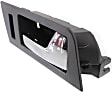 2008-2011 Ford Focus - Front, Driver and Passenger Side Interior Door Handles, Chrome Lever with Black Bezel, With Door Lock Hole