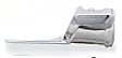2007-2011 Ford Edge - Front, Driver and Passenger Side Interior Door Handles, Chrome, Without Door Lock Hole