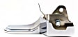 2007-2011 Ford Edge - Front, Driver and Passenger Side Interior Door Handles, Chrome, Without Door Lock Hole