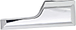 Front or Rear, Driver and Passenger Side Interior Door Handles, Chrome, Without Door Lock Hole