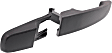 Front, Driver and Passenger Side Exterior Door Handles, Black, Driver Side - With Key Hole; Passenger Side - Without Key Hole