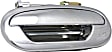 Front and Rear, Driver and Passenger Side Exterior Door Handles, Chrome, Front Driver and Passenger Side - With Key Hole; Rear Driver and Passenger Side - Without Key Hole