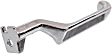 Front, Driver and Passenger Side Interior Door Handles, Chrome, Without Door Lock Hole