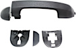 Front, Driver and Passenger Side, or Rear, Passenger Side - Back Door Textured Black Exterior Door Handle, Without Key Hole